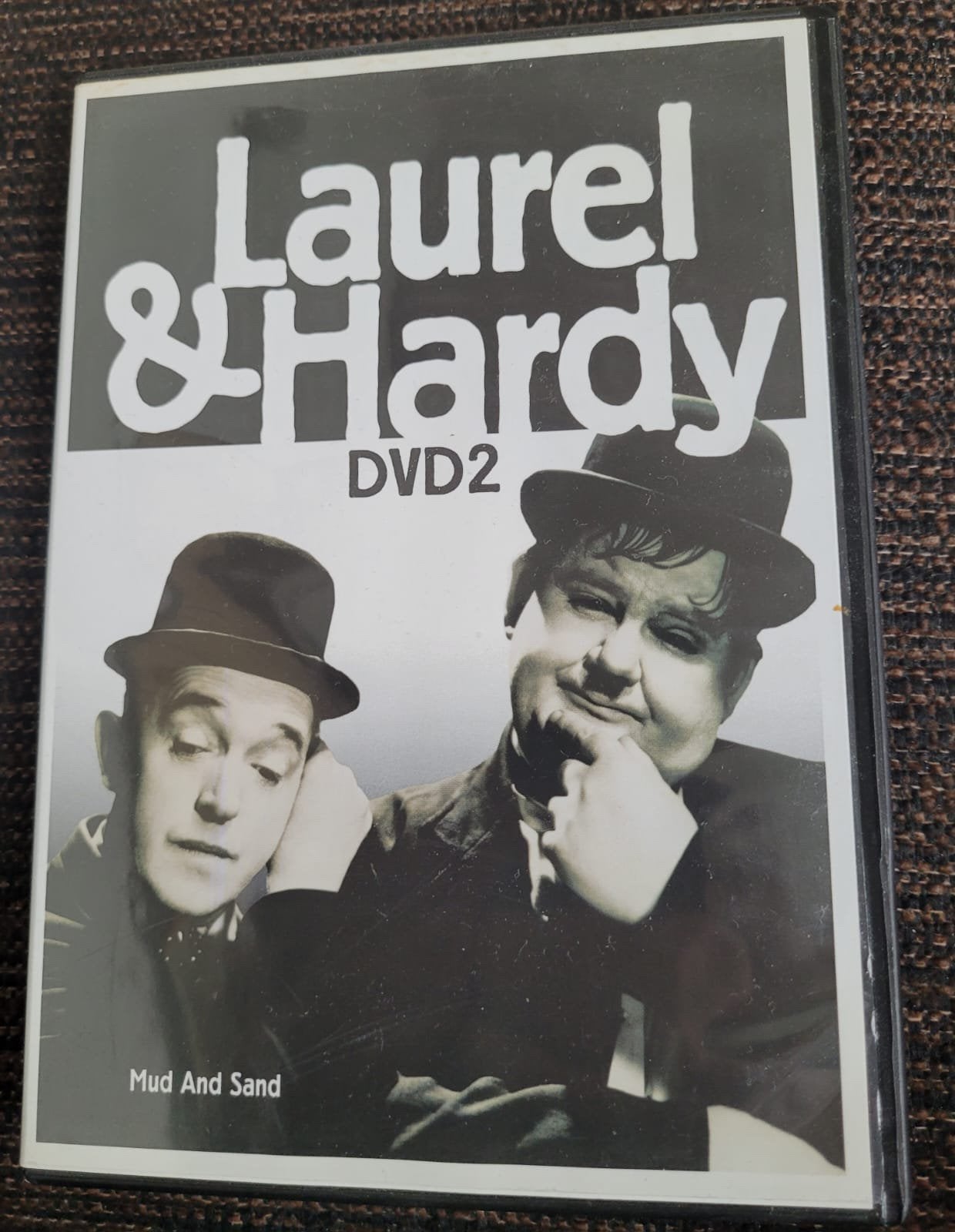 Laurel & hardy dvd 2 stan laurel oliver hardy, Ophalen of Verzenden, Gebruikt, Tv-programma of Sketches