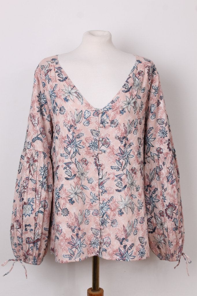 Geplooide blouse Fabienne Chapot maat 42, Maat 42/44 (L), Ophalen of Verzenden, Zo goed als nieuw, Fabienne Chapot