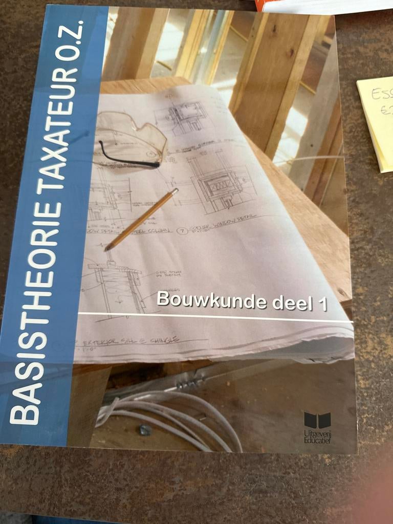 Basis Theorie Taxateur O.Z. Bouwkunde deel 1 - Als nieuw, Ophalen of Verzenden, Zo goed als nieuw
