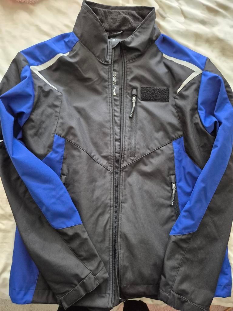 Zwarte en blauwe jas, maat XL, Ophalen of Verzenden