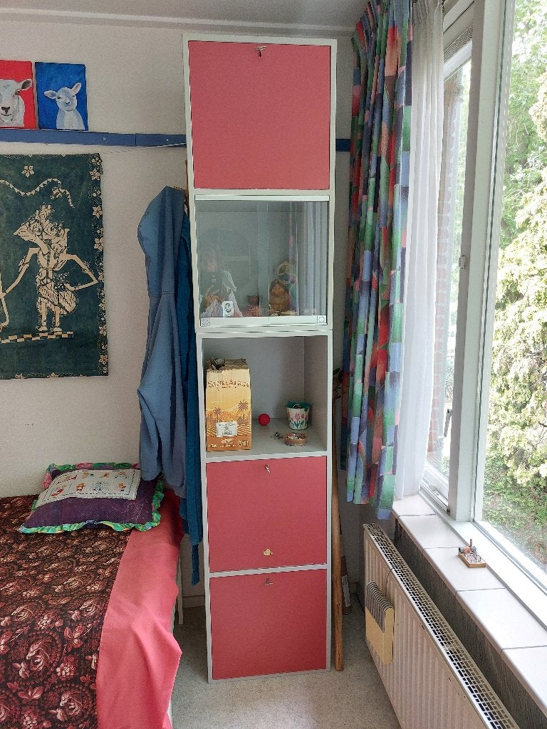 Hoge kast met vakken, Ophalen, Gebruikt, 200 cm of meer, Minder dan 150 cm