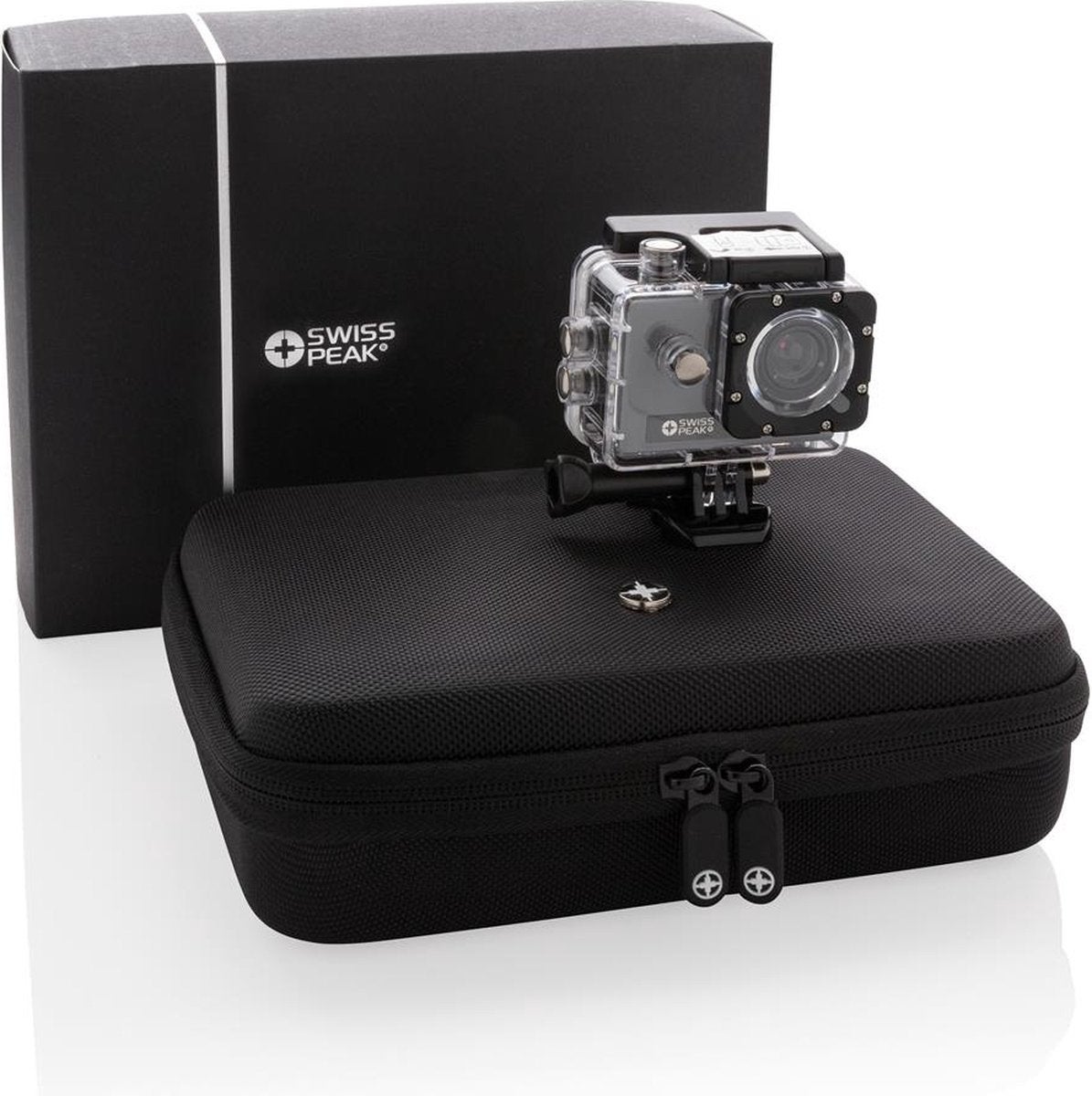 Swiss Peak Action Camera Set - Compleet met accessoires, Ophalen of Verzenden, Nieuw, Overige merken