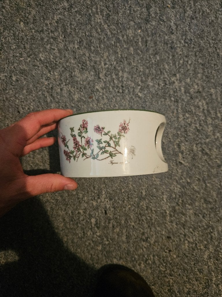 Vintage Seltmann Weiden Theelichtje Wilde Thijm, Ophalen of Verzenden
