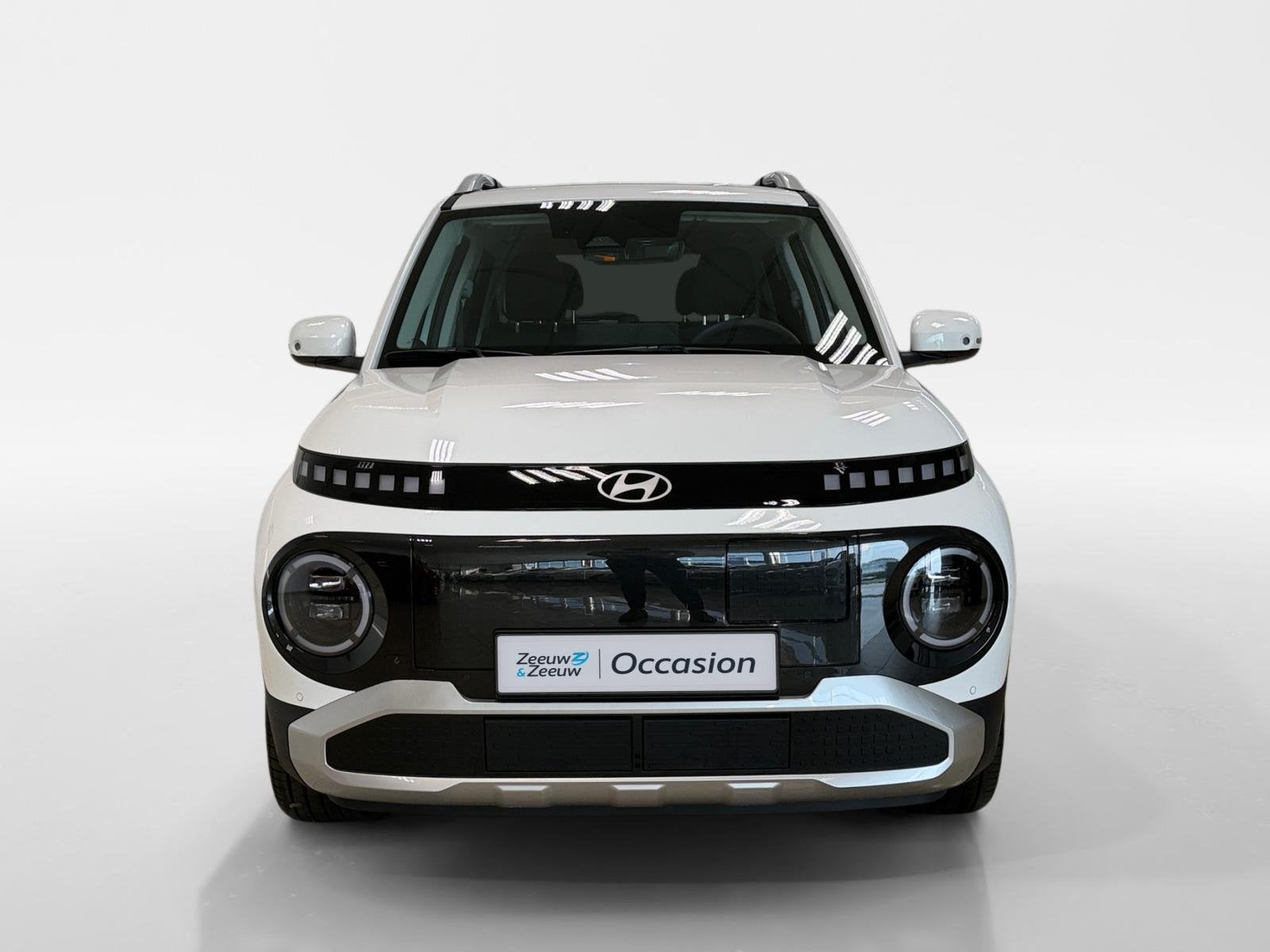 Hyundai INSTER EVOLVE SKY | 49 KWH | OPEN DAK | URBAN STYLE, Stof, 116 pk, Wit, Origineel Nederlands