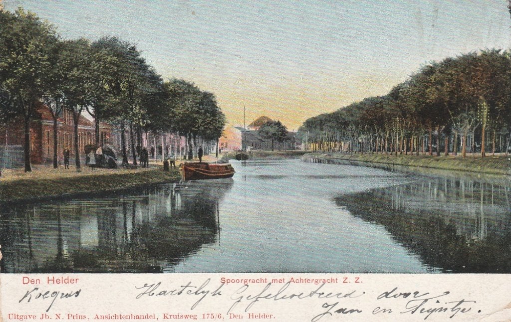 den helder- spoorgracht 1904, Ophalen of Verzenden, Voor 1920, Noord-Holland