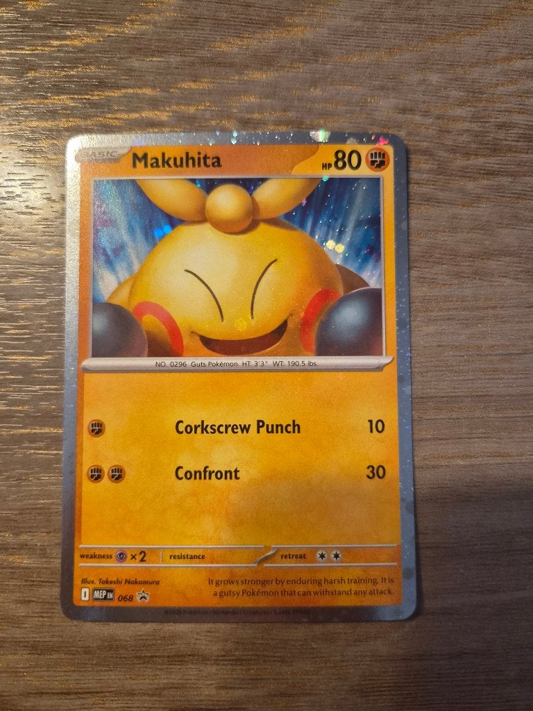 Promo Makuhita 068 mep, Ophalen of Verzenden, Zo goed als nieuw, Losse kaart, Foil