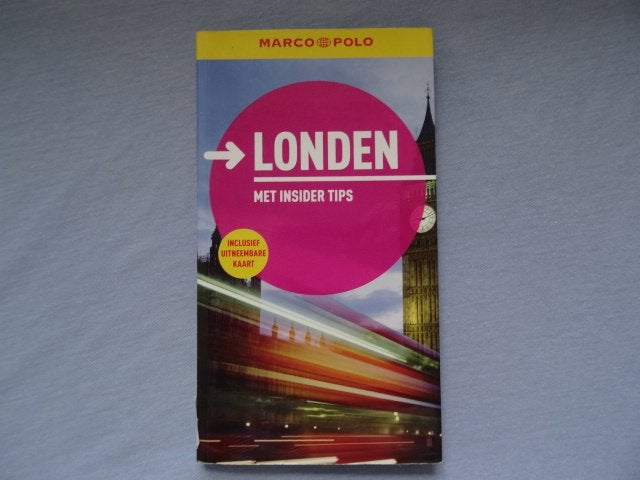 marco polo reisgids Londen + de grote plattegrond, Europa, Ophalen of Verzenden, Zo goed als nieuw, Reisgids of -boek