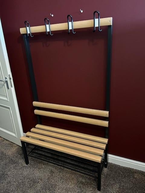 kleedkamer garderobe bank, Sport en Fitness, Ophalen, Zo goed als nieuw, Fitnessbank