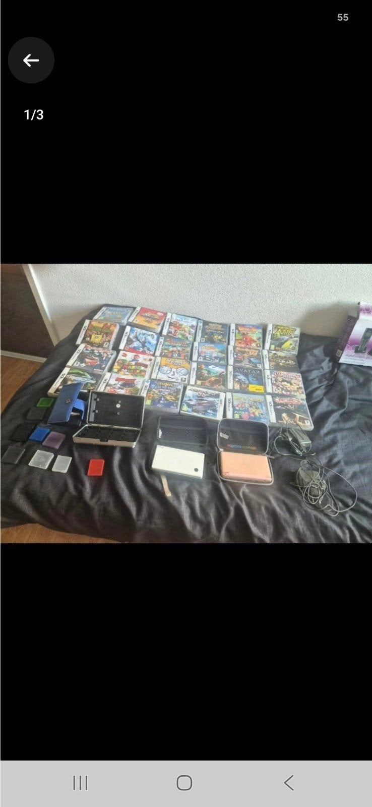 nintendo ds met toebehoren, Spelcomputers en Games, Ophalen, Gebruikt, DS Lite