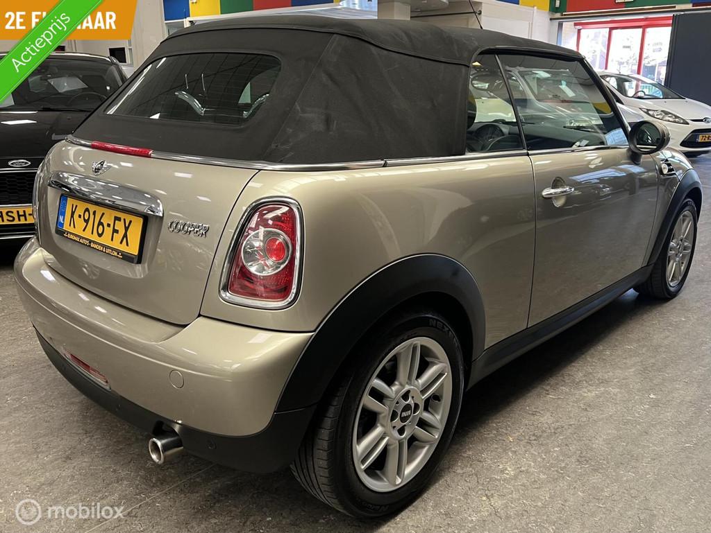 Mini Cabrio 1.6 Cooper Pepper 2e eigenaar - Airco - Cruise., Euro 5, Gebruikt, 4 cilinders, Cabriolet