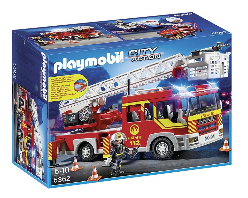 5362 brandweer ladderwagen, Complete set, Nieuw, Ophalen of Verzenden, City action
