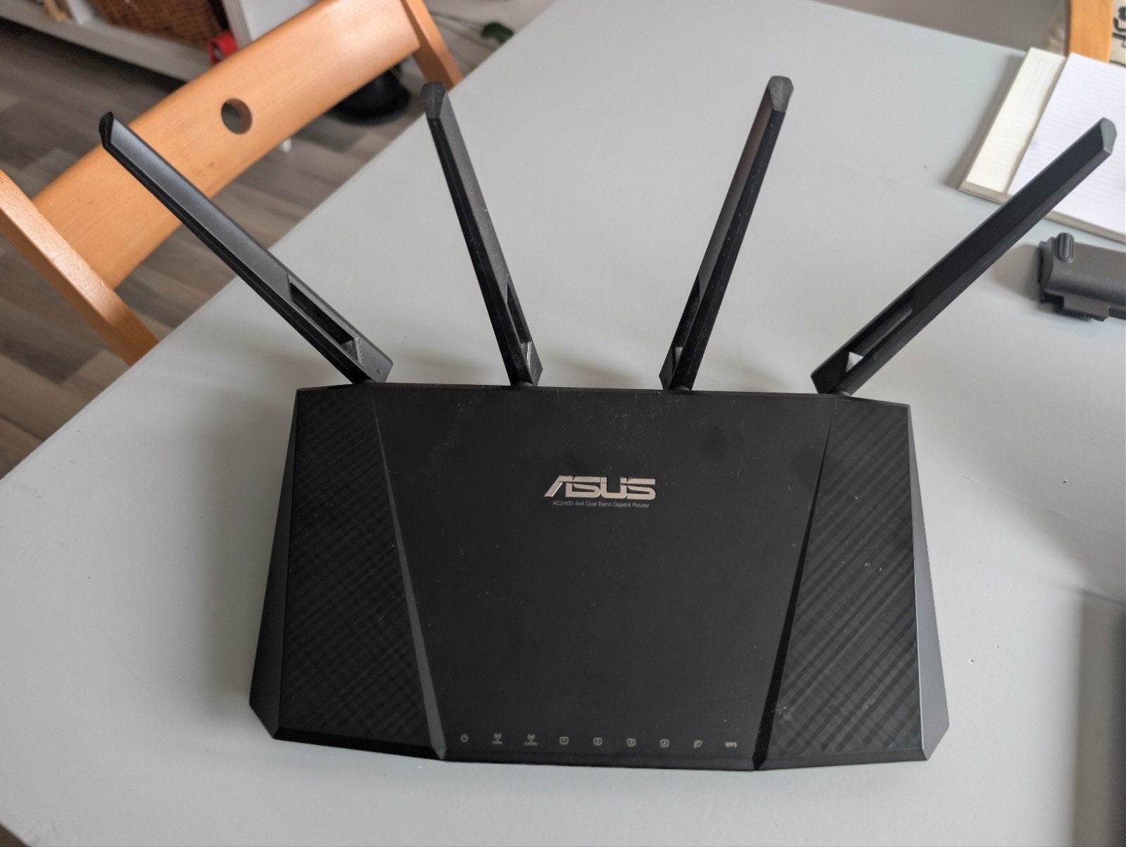 Asus RT-AC87U AC2400 4x4 Dual Band Gigabit Router, Ophalen of Verzenden, Zo goed als nieuw, Router, Asus router