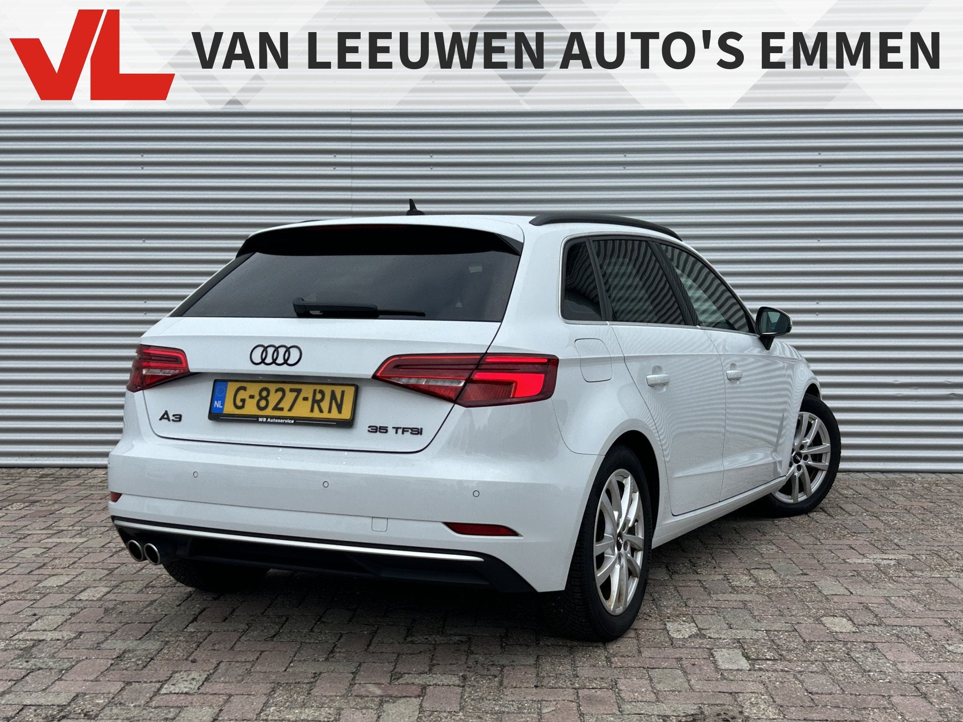 Audi A3 Sportback 35 TFSI CoD Design Pro Line Plus | Nieuw B, Auto's, Audi, Stof, 4 cilinders, 150 pk, Wit