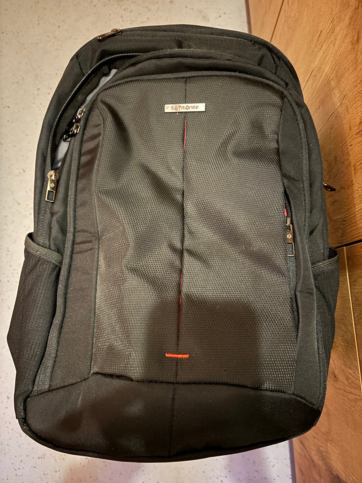 Samsonite Laptop Rugzak, Ophalen, Gebruikt, Gevoerd laptopvak, Zwart