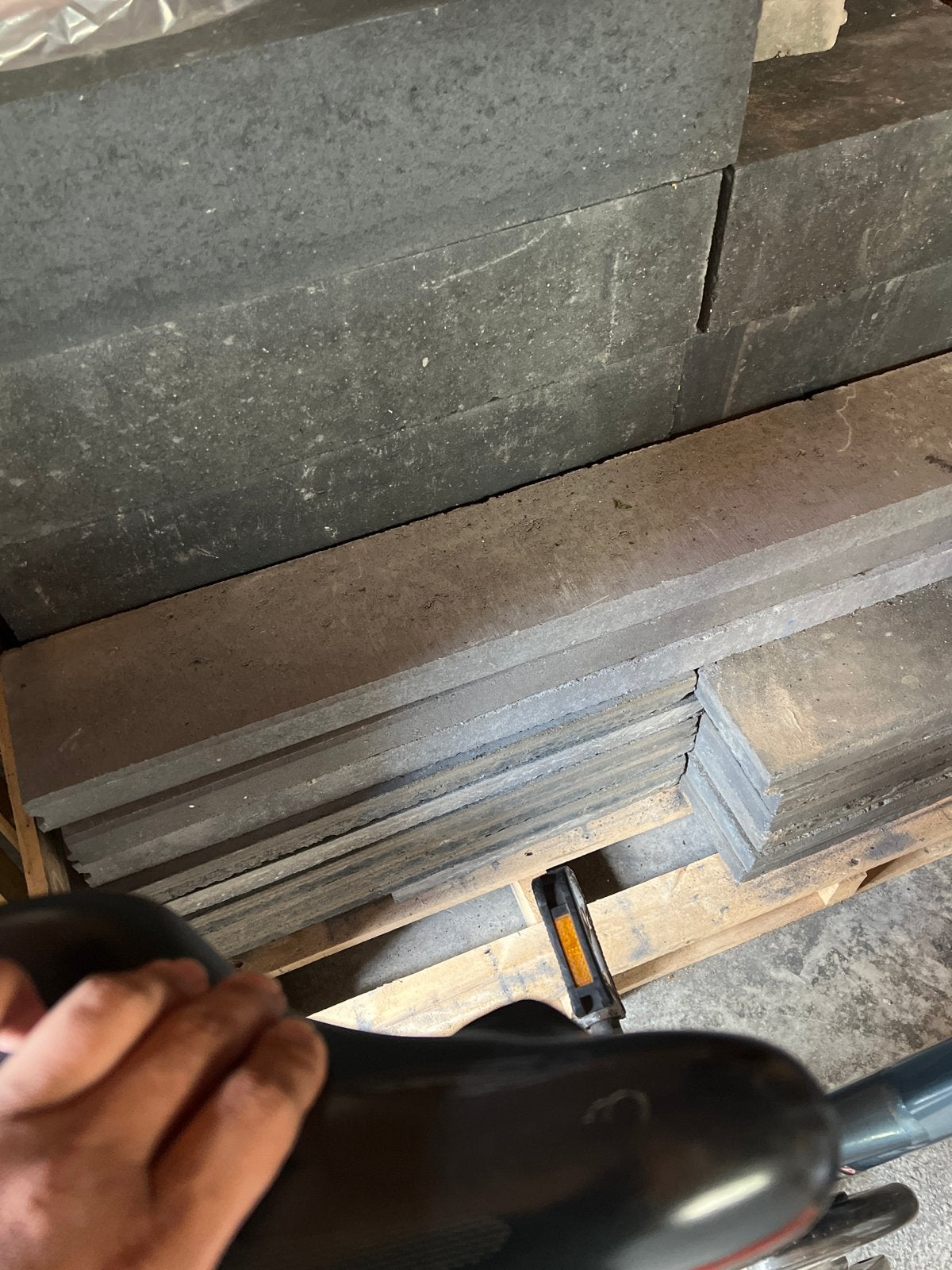 Tuintegels en -stenen: diverse maten en aantallen, Tuin en Terras, Tegels en Klinkers, Ophalen, Gebruikt, 5 tot 10 m², Beton