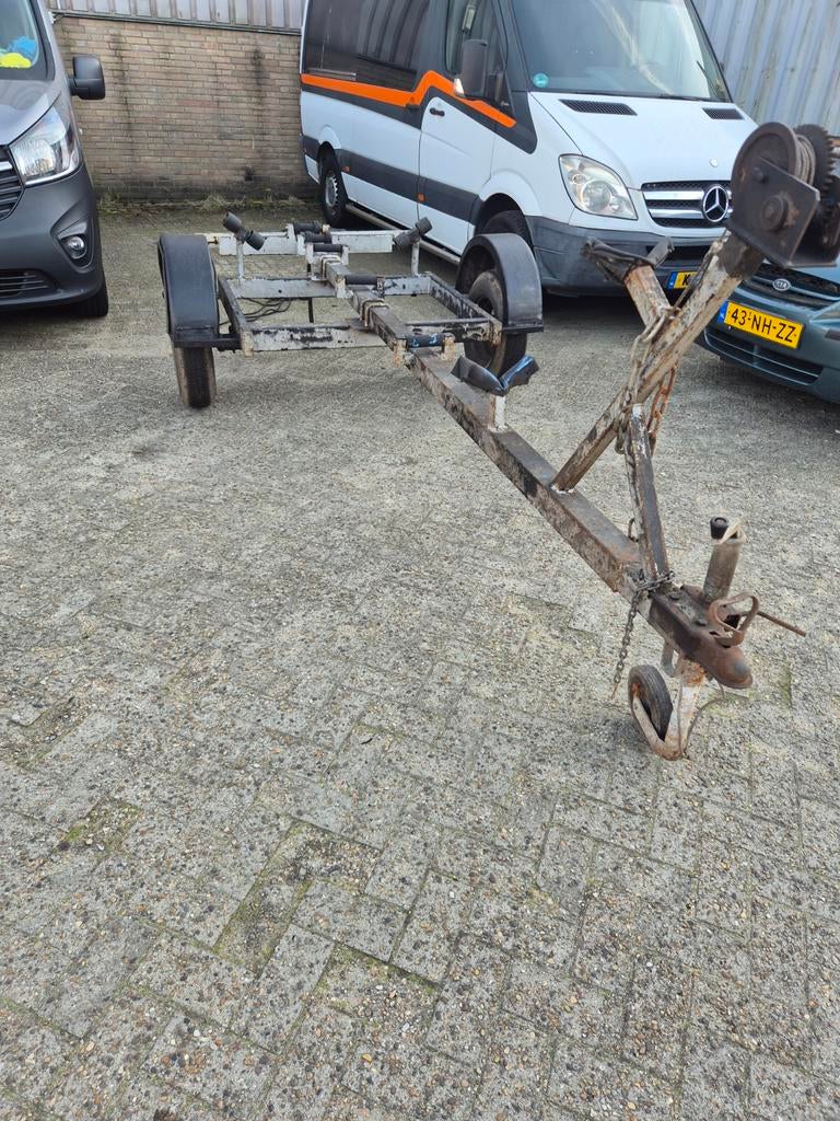 Boottrailer te koop, Ophalen, Gebruikt, Minder dan 6 meter