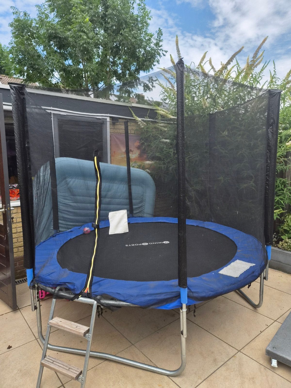Vikingsports Trampoline 240cm, Kinderen en Baby's, Speelgoed | Buiten | Trampolines, Ophalen, Zo goed als nieuw