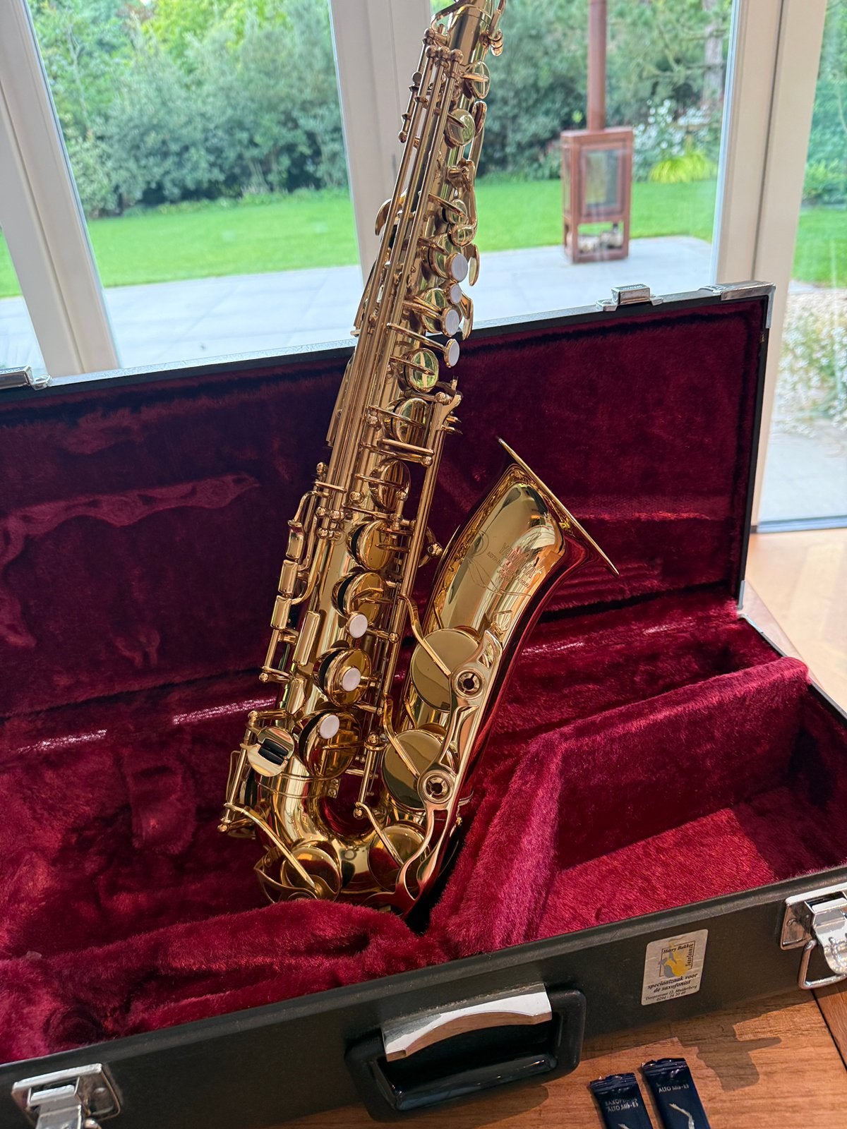 Yamaha YAS-32 altsaxofoon, Ophalen, Gebruikt, Alt, Met koffer