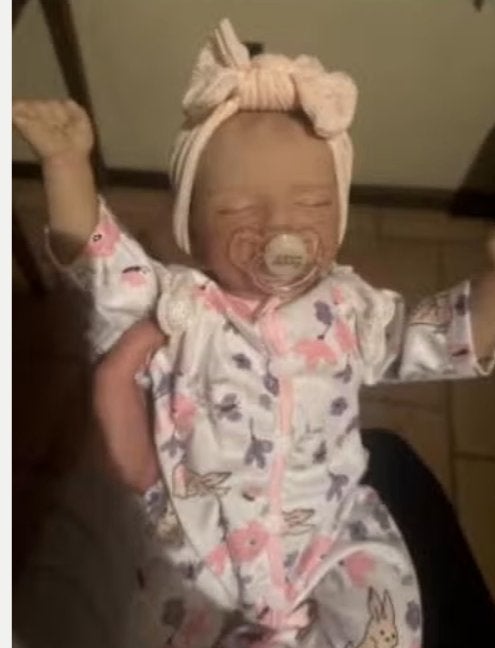 Realistische baby pop levensecht Rosalie (46cm), Ophalen of Verzenden, Nieuw, Pop