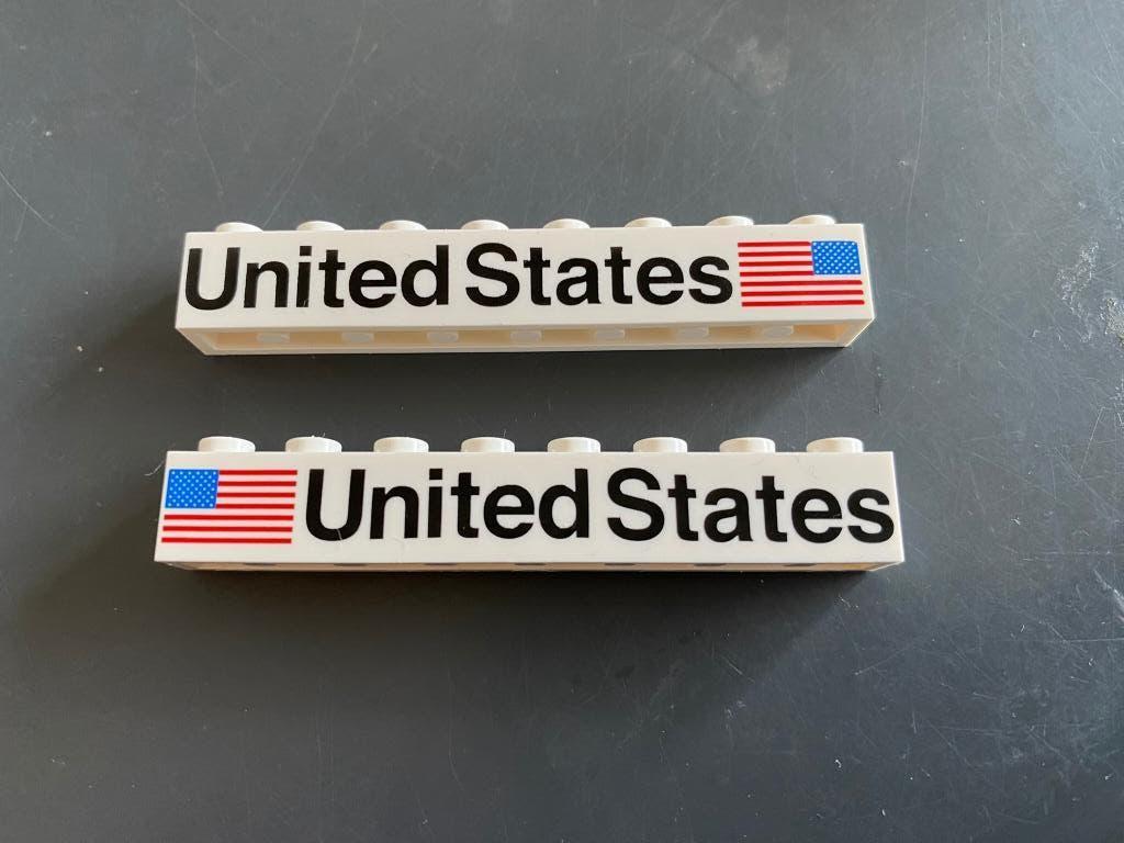 Lego 2 st 1x8 stenen 3008pb171L en R United States NIEUW !, Kinderen en Baby's, Speelgoed | Duplo en Lego, Ophalen of Verzenden