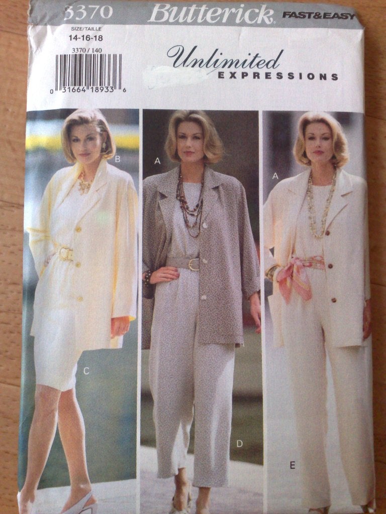 17 x Butterick naai patronen voor Dames & heren & deco, Hobby en Vrije tijd, Kledingpatronen, Verzenden, Zo goed als nieuw, Vrouw
