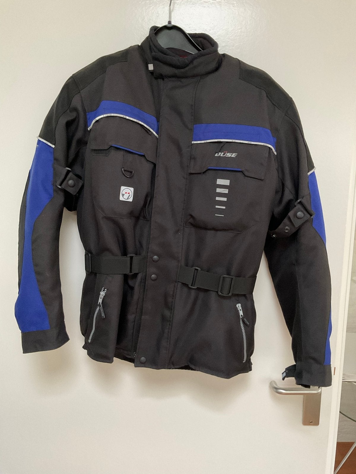 Motorjas Büse maat L met protectie, zo goed als nieuw, Motoren, Ophalen of Verzenden, Tweedehands, Jas | textiel