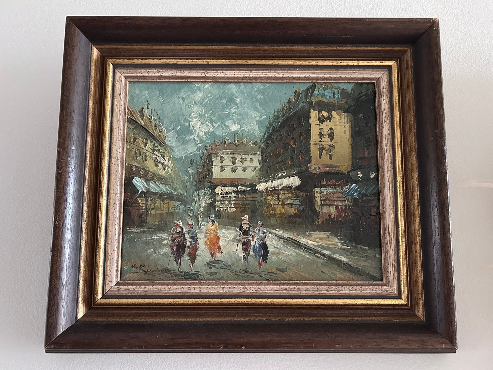 Schilderij impressionistisch Caroline Burnett stijl, Antiek en Kunst, Kunst | Schilderijen | Klassiek, Ophalen, Impressionistisch