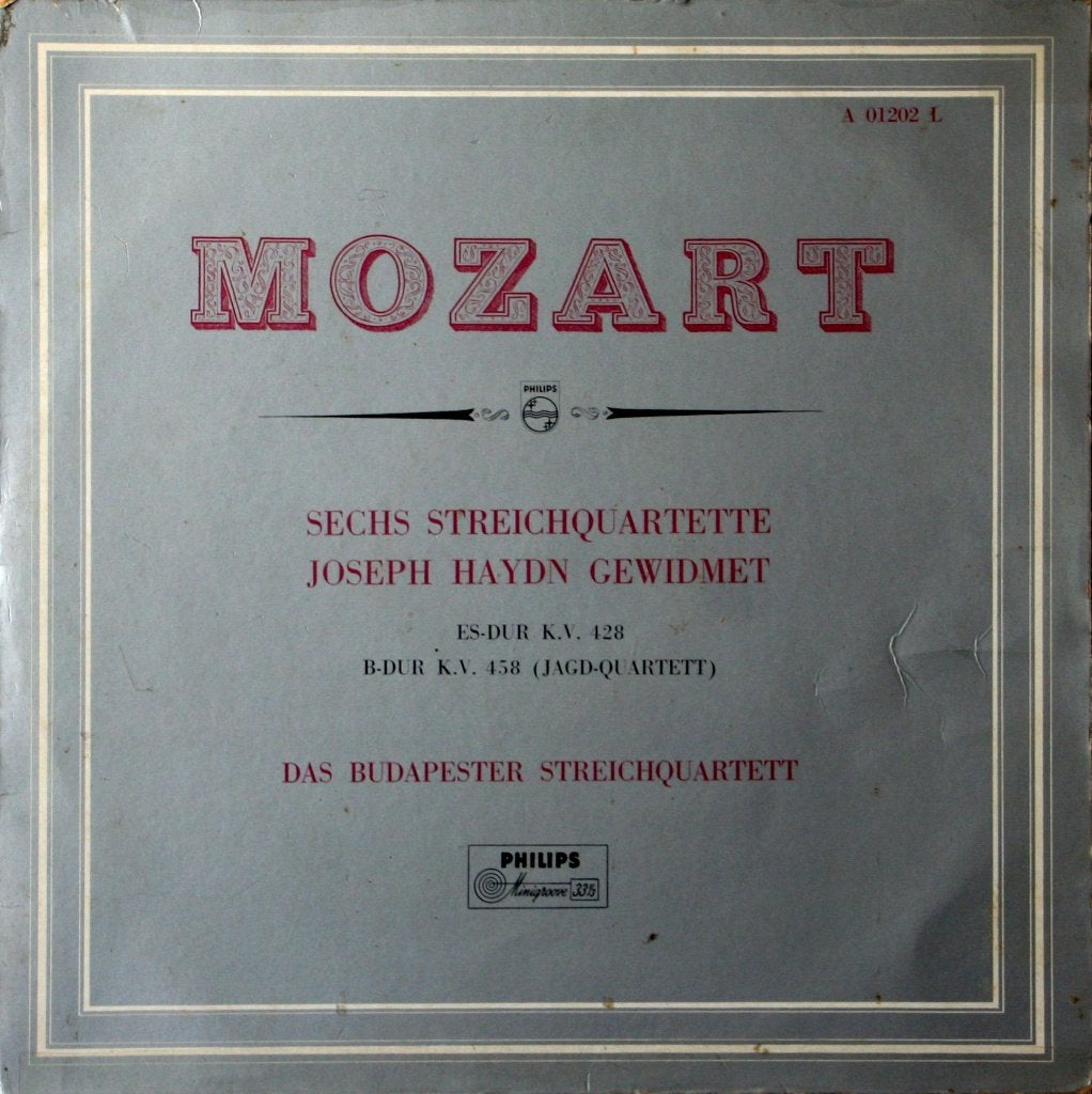 Mozart - Strijkkwartetten / BSK (Philips, 1956), LP, Mozart, Ophalen of Verzenden, Kamermuziek