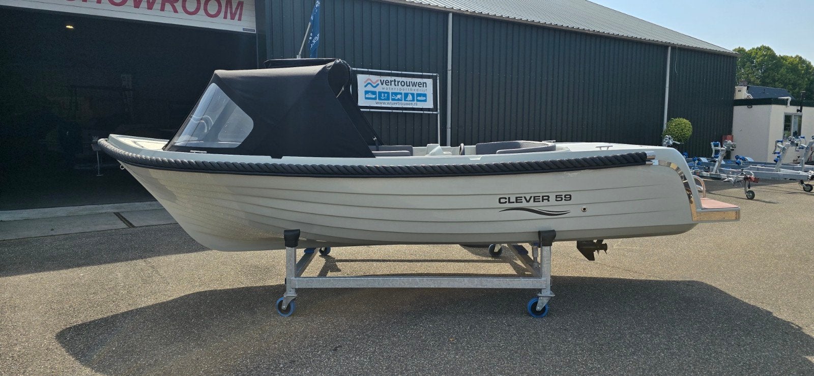Clever 59 met 20 pk tohatsu nieuwe set met transport schade, Watersport en Boten, Sloepen, Tender, Rondzit, Nieuw, 6 m