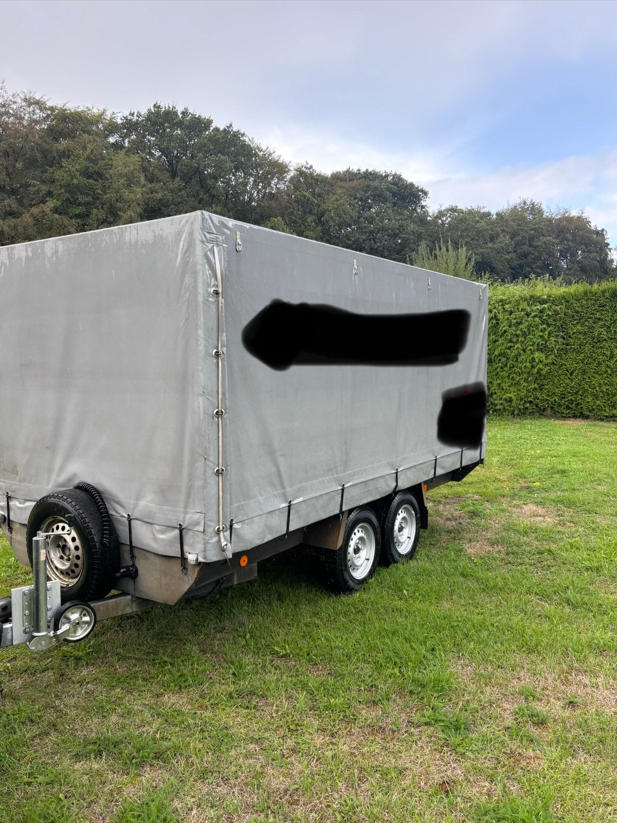 Anssems psx 400x180x193 cm aanhangwagen met huif/gesloten, Ophalen, Gebruikt