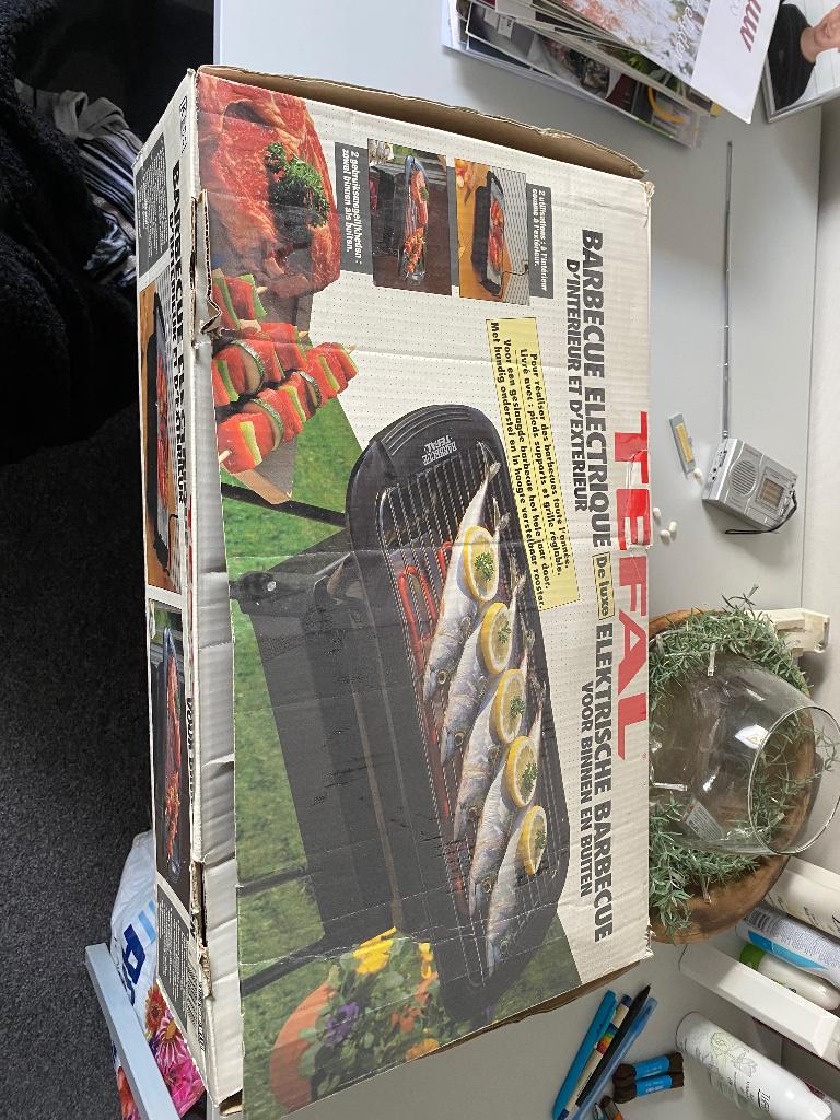 BBQ electric tefal, Tuin en Terras, Elektrische barbecues, Ophalen of Verzenden, Zo goed als nieuw, Tefal