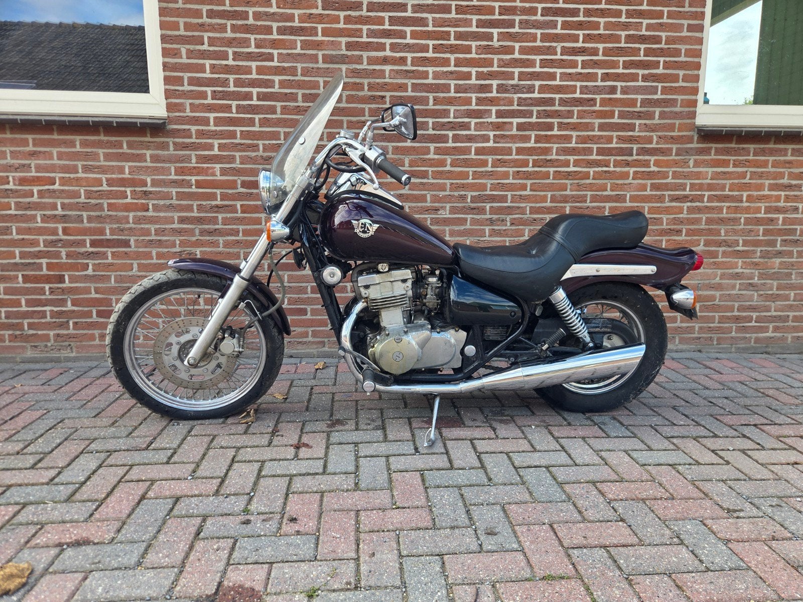 Kawasaki EN500 - Chopper met lage kilometerstand, 2 cilinders, Chopper, Gebruikt, Particulier