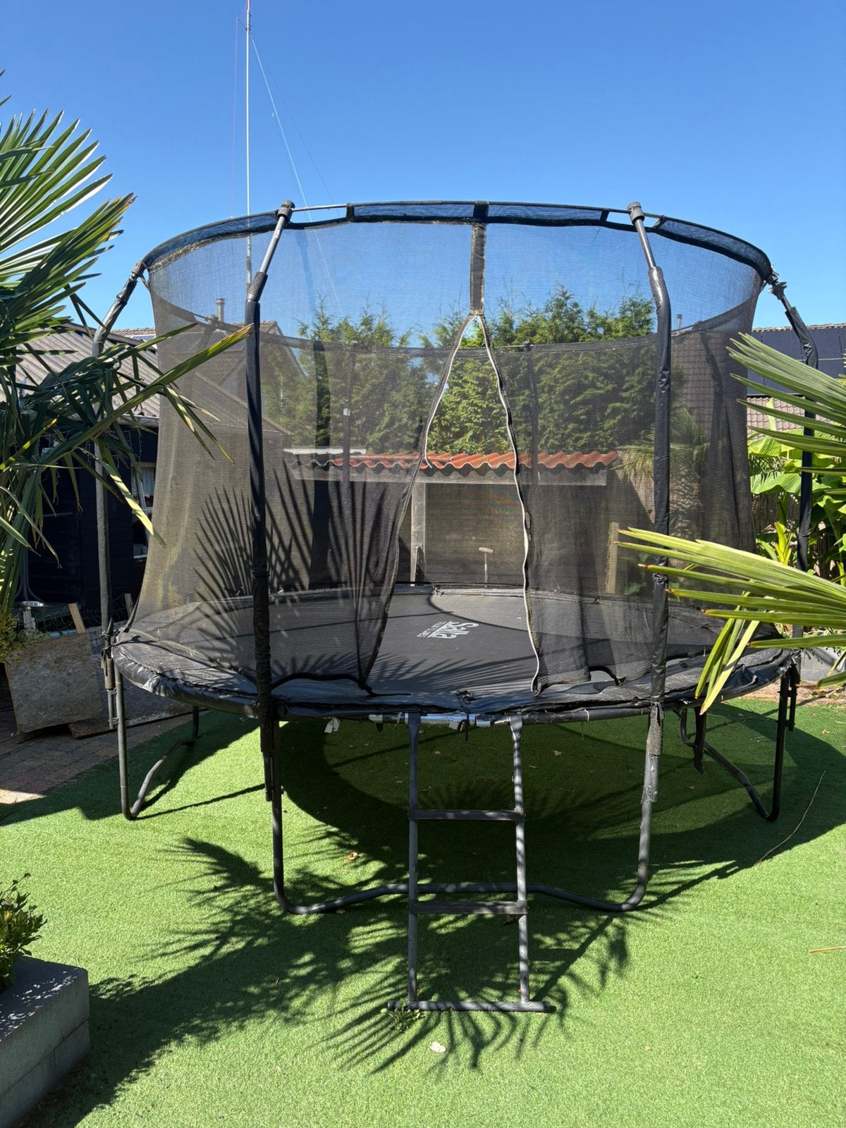 Trampoline doorsnee 360 €30, Ophalen, Gebruikt
