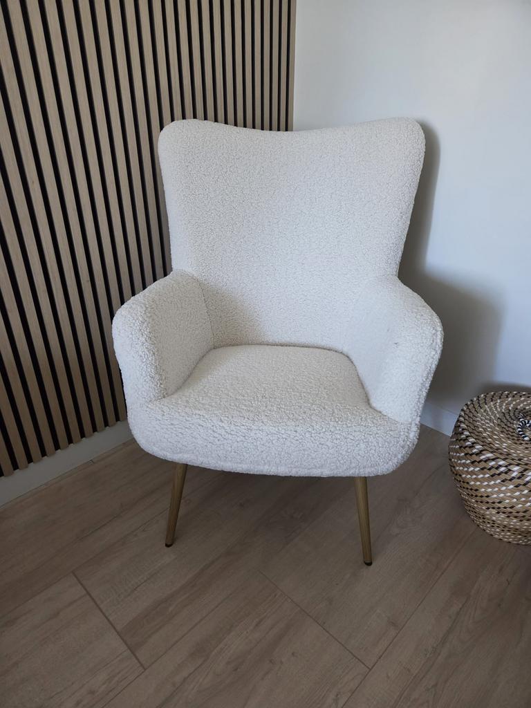 JYSK Teddy fauteuil, Ophalen, 75 tot 100 cm, Zo goed als nieuw, Stof