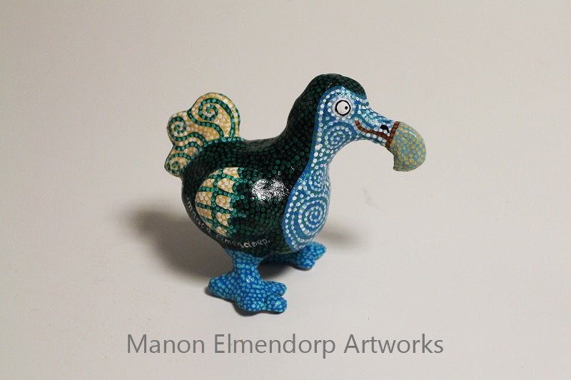 100% Handgemaakt Beeldje Dodo / Vogel Kunst Nieuw, Antiek en Kunst, Minder dan 20 cm, Handgemaakt, Ophalen of Verzenden, Overige materialen