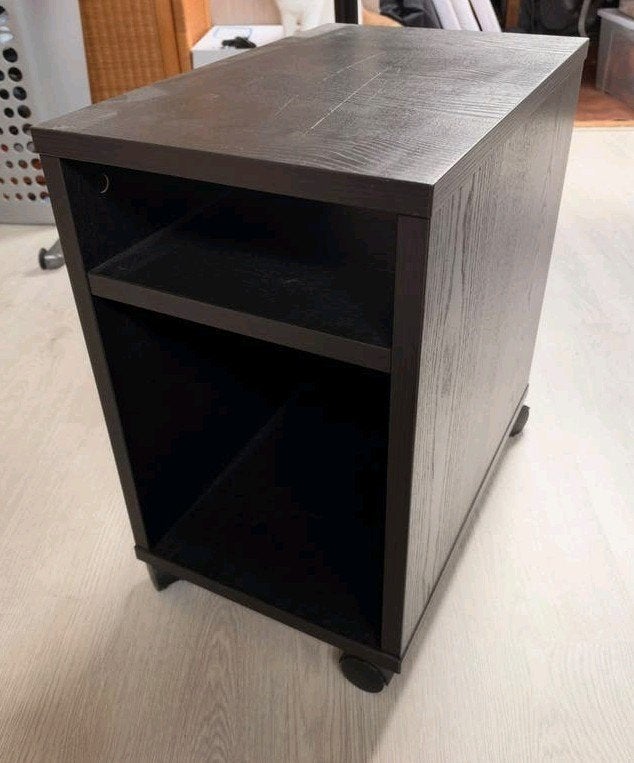 Computerkast zwart Ikea Otedal, Ophalen, Gebruikt, Minder dan 70 cm, Minder dan 70 cm