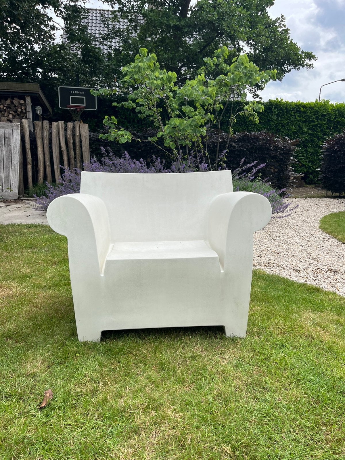 Kartell Bubble Club Chair nr2, Philippe Starck, Ophalen, Gebruikt, Kunststof