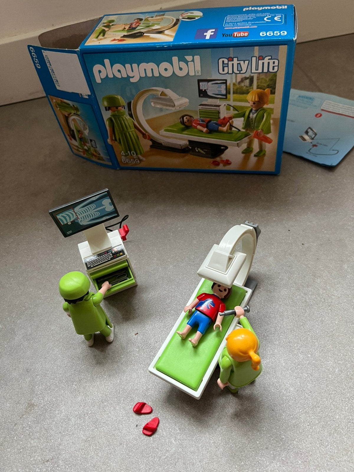 Playmobil 6659 Röntgenfoto maken, Ophalen of Verzenden, Zo goed als nieuw, Complete set