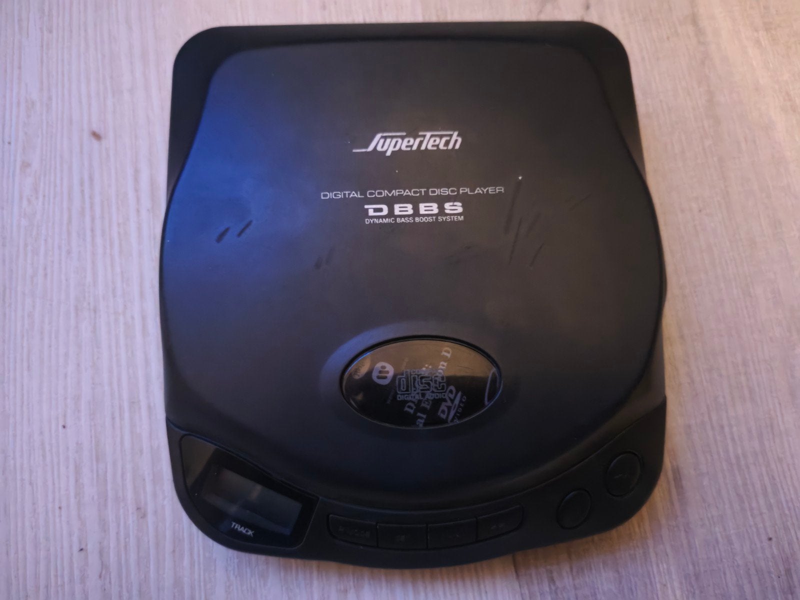 Supertech CDP-05 Draagbare CD-speler met DBBS, Ophalen of Verzenden, Gebruikt, Overige merken