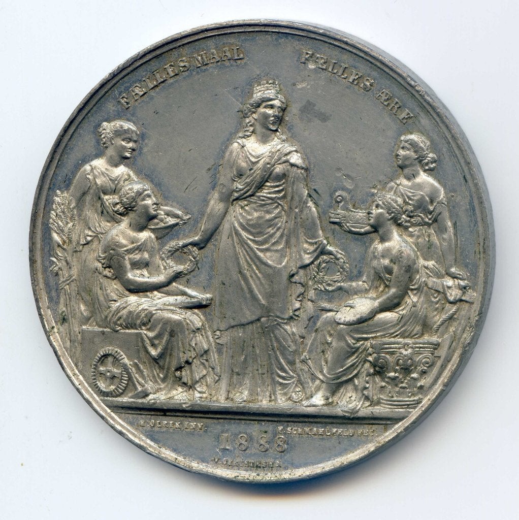 Noordse Tentoonstelling Industrie, Landbouw, Kunst 1888, Postzegels en Munten, Ophalen of Verzenden, Overige materialen