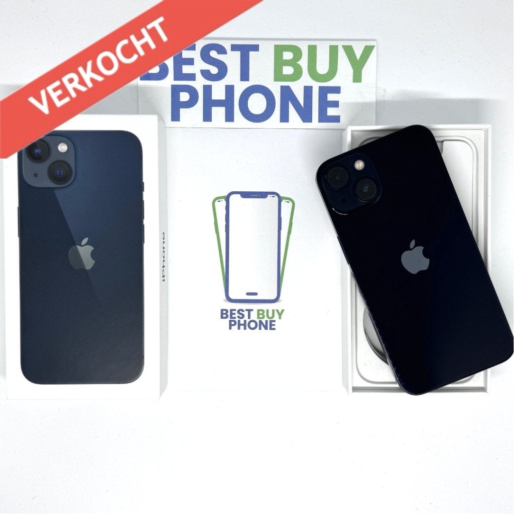 iPhone 13 128GB zwart /zeer net /100% batt /garantie, 128 GB, Apple, Zwart, IPhone 13