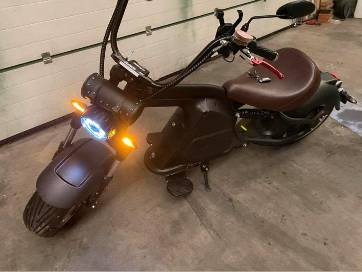 Nette Mangosteen elektrische chopper - Zwart, Ophalen, Zo goed als nieuw, Elektrisch