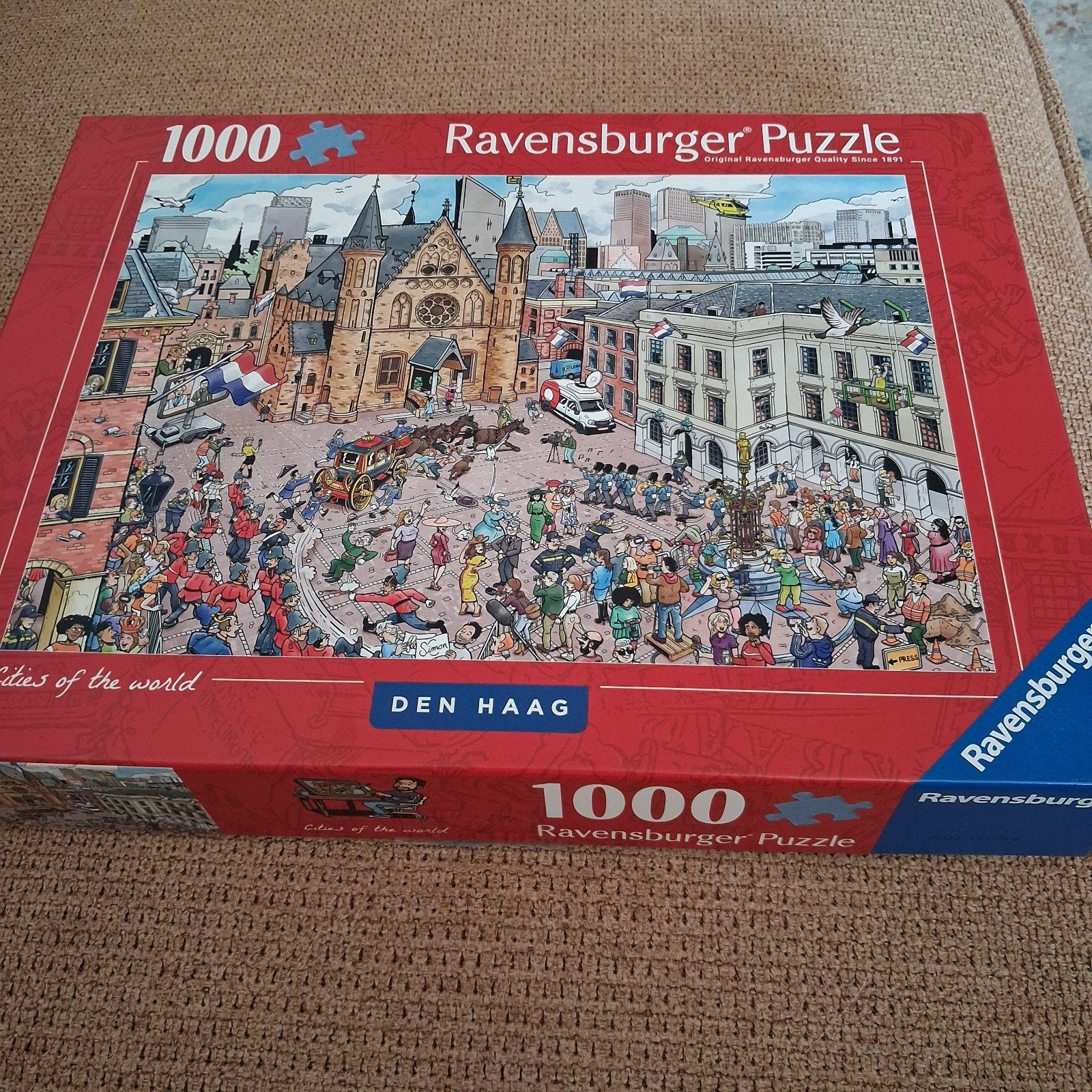 Ravensburger puzzel, Hobby en Vrije tijd, Denksport en Puzzels, Ophalen of Verzenden, 500 t/m 1500 stukjes, Zo goed als nieuw