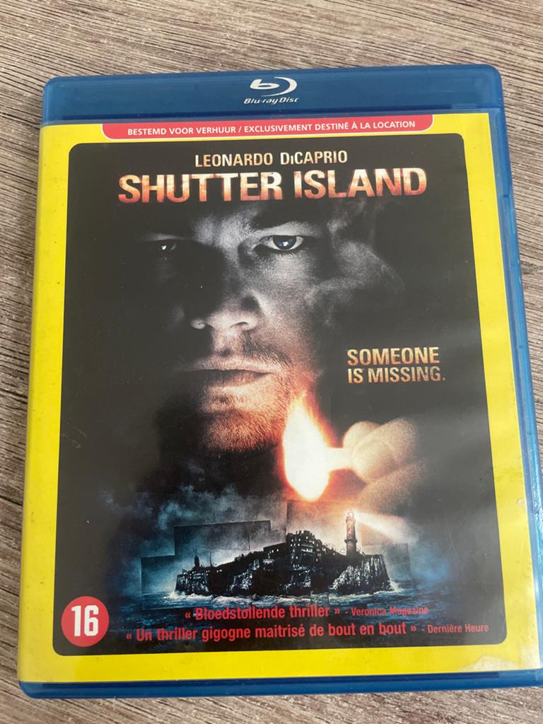 Shutter Island Blu-ray - Spannende psychologische thriller, Cd's en Dvd's, Blu-ray, Ophalen of Verzenden, Gebruikt