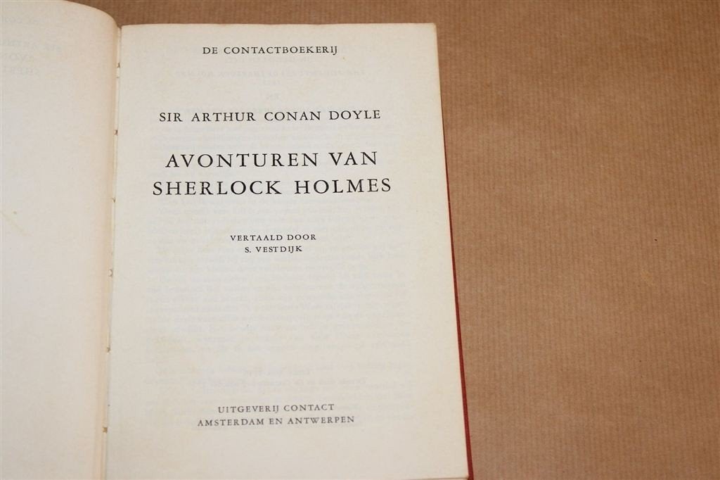 Avonturen van Sherlock Holmes — Vestdijk, 1956, Boeken, Ophalen of Verzenden, Gelezen