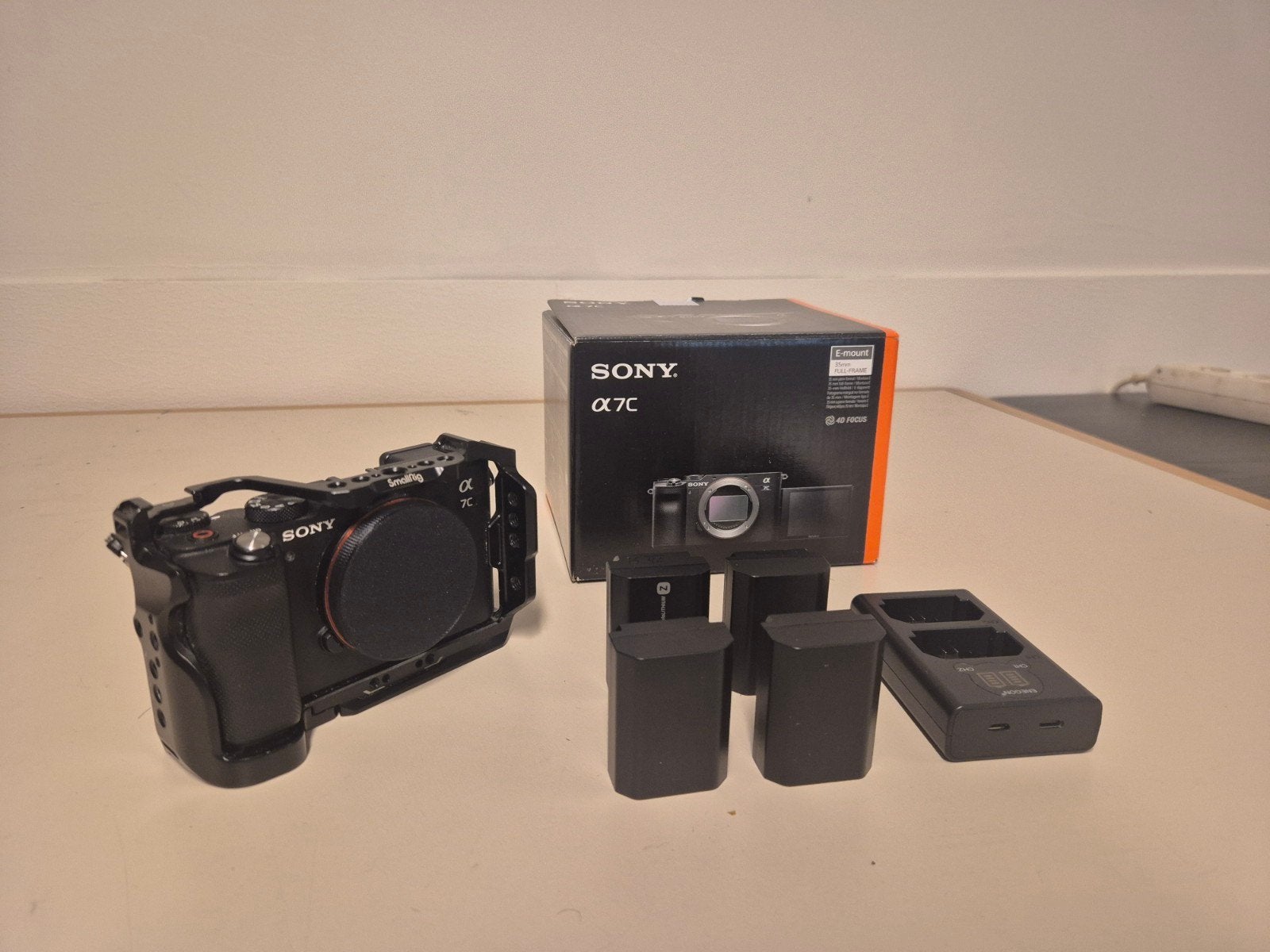 Sony Alpha 7C Systeemcamera met accessoires, Beeldstabilisatie, Accu, Ophalen of Verzenden, Zo goed als nieuw
