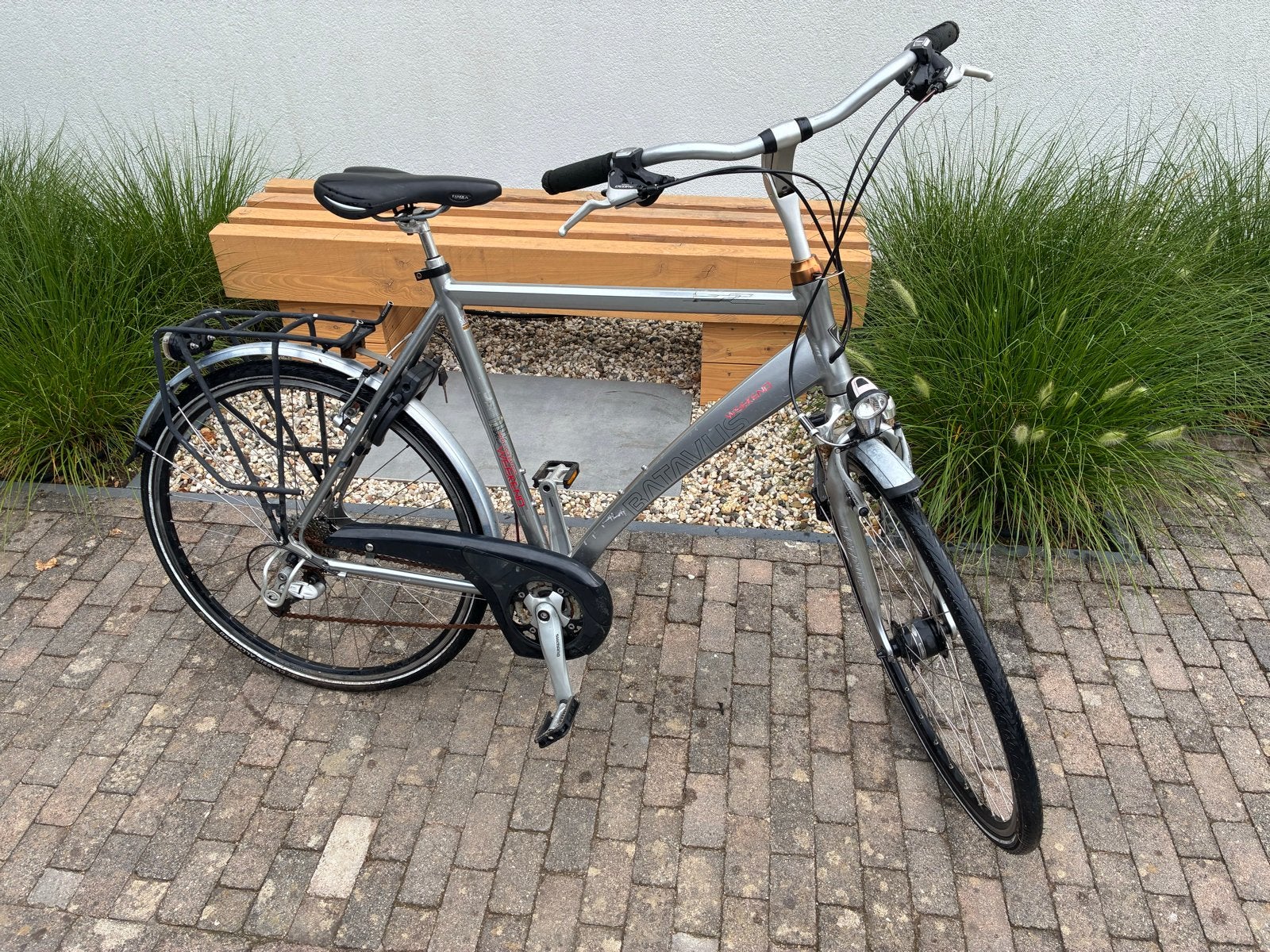 Batavus herenfiets- 61 cm frame, Ophalen, Gebruikt, Velgrem, Versnellingen