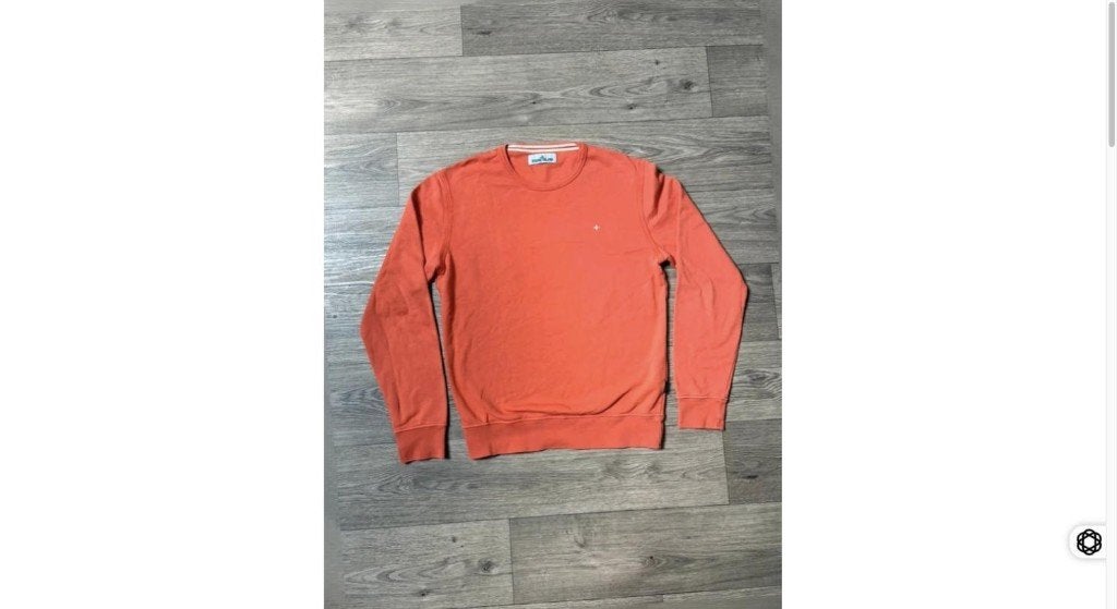 Stone Island Sweater Oranje, Ophalen of Verzenden, Zo goed als nieuw, Maat 46 (S) of kleiner, Oranje