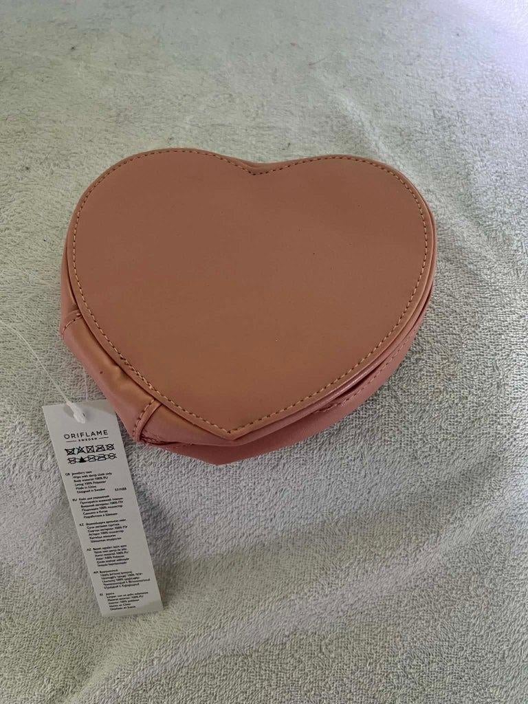 NIEUW Heart Jewellery Case, Oriflame, Ophalen of Verzenden, Nieuw, Beige, Handtas