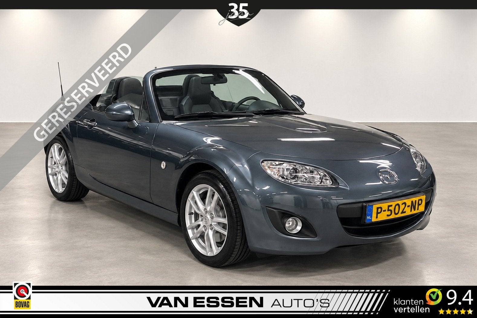 Mazda MX-5 Roadster Coupé 1.8 TS+ Hardtop Leder Airco Carpl, Achterwielaandrijving, Gebruikt, 4 cilinders, Cabriolet
